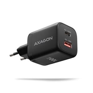 AXAGON ACU-PQ100 GaN nabíječka do sítě 100W, USB-C + USB-A, pro notebooky a telefony