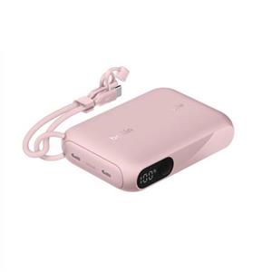 Belkin BOOST CHARGE™ USB-C Power Delivery PowerBanka s displejem, 10000mAh, 20W, růžová