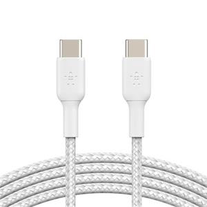 Belkin BOOST CHARGE™ USB-C/USB-C kabel, 1m, bílý - odolný - 2pack