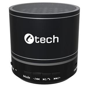 C-TECH reproduktor SPK-08B, bluetooth, baterie, USB-C, černý