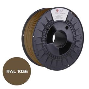 C-TECH tisková struna PREMIUM LINE ( filament ) , PETG,perleťová zlatá, RAL1036, 1,75mm, 1kg