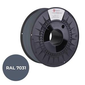 C-TECH tisková struna PREMIUM LINE ( filament ) , PLA, šedomodrá, RAL7031, 1,75mm, 1kg