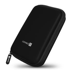 CONNECT IT HardShellProtect pevné skořepinové ochranné pouzdro na 2,5" HDD, černé