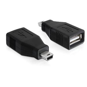Delock Adaptér USB 2.0 Samice > USB mini konektor SAMEC