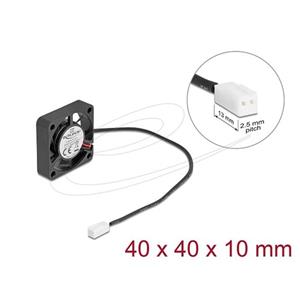Delock Axiální ventilátor: 5 V DC, 40 x 40 x 10 mm, černý
