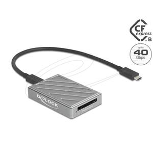 Delock Čtečka karet USB Type-C™ 40 Gbps pro paměťové karty CFexpress typu B