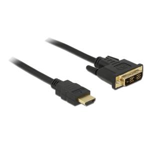 Delock DVI kabel – DVI-D 18+1 samec > HDMI A samec 2 m