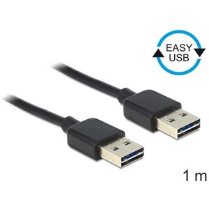 Delock Kabel EASY-USB 2.0-A samec > samec 1 m