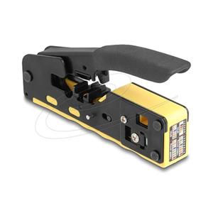 Delock Krimpovací nástroj pro 6P/8P RJ45/RJ11 zástrčky Cat. 5/6/7 s řezačkou a odizolovačem