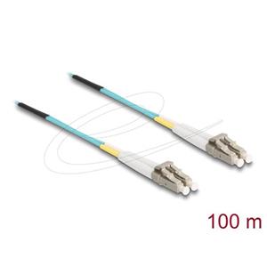 Delock Optický kabel LC Duplex na LC Duplex, multimód, OM3, 100 m