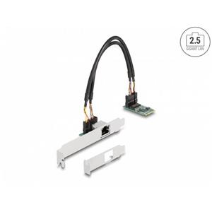 Delock Převodník M.2 Key B+M 1 x RJ45 2,5 Gigabit LAN