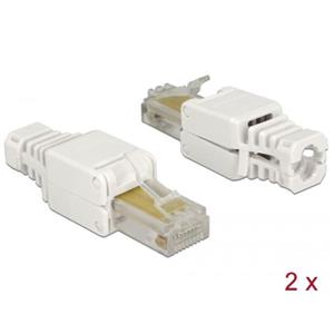 Delock RJ45 samec Cat.5e UTP bez použití nástrojů 2 kusy