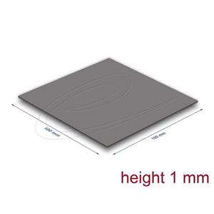 Delock Tepelně vodivá podložka 100 x 100 x 1 mm pro moduly M.2 3,2 W/mK - nízký únik oleje