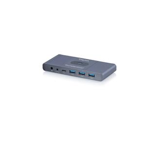 DIGITUS DS-12855 KVM Switch, 2portový, HDMI, USB 4K60Hz, Core Line