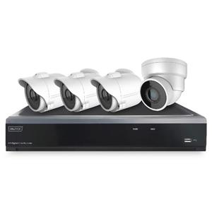 DIGITUS Full HD hybridní sada pro videorekordéry 4 HD IP kamery a rekordér