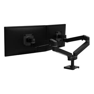 ERGOTRON LX Pro Dual Side-by-Side Arm , stolní dvouramenný držák pro 2 monitry, černá