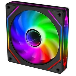 EVOLVEO 120UX-M, ventilátor, 120mm, 4pin molex, ARGB, master, černý