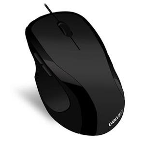 EVOLVEO Laserwire ML-507B - laserová, ergonomická , drátová myš, 1600 DPI, USB