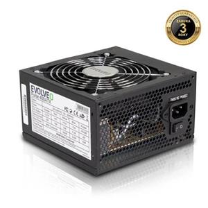 EVOLVEO Pulse 400ATX, zdroj 400W, ATX 2.2, 1× PCIe, aPFC, tichý 120mm ventilátor, 2x SATA, bulk, záruka 3 roky, černý