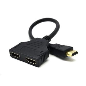 GEMBIRD Dat přepínač HDMI splitter, pasivní, kabel, 2 cesty