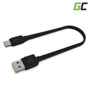 Green Cell Matte Kabel USB-C Type C 25cm s rychlým nabíjením, Ultra Charge, Quick Charge 3.0
