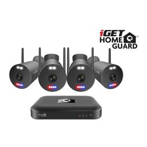 iGET HOMEGUARD HGNVK109104 - Wireless 3K NVR 10CH + 4x WiFi 3K kamera