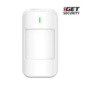 iGET SECURITY MP1 - Bezdrátový pohybový PIR senzor pro alarm iGET SECURITY M6, nastavitelná citlivost, nedetekuje zvíře