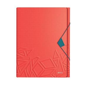 LEITZ Aktovka s přihrádkami UrbanChic, PP, A4, červená