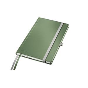 LEITZ Zápisník STYLE A5, tvrdé desky, čtverečkovaný, zelenkavá