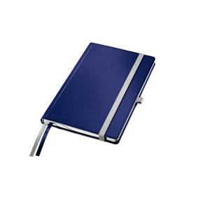 LEITZ Zápisník STYLE A5, tvrdé desky, linkovaný, titanově modrá