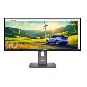 Lenovo LCD P34wd-40 34" 3440x1440 IPS zakřivený/6ms/350cd/2000:1/Repro/Kamera/HDMI/2xDP/4xUSB-C/USB-B/5xUSB-A/RJ45/VESA