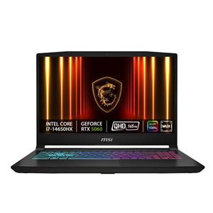 MSI Katana 15 HX B14WFK-249XCZ/i7-14650HX/32GB/1TB SSD/RTX 5060, 8GB/15,6" QHD, 165Hz IPS/Bez OS/černá