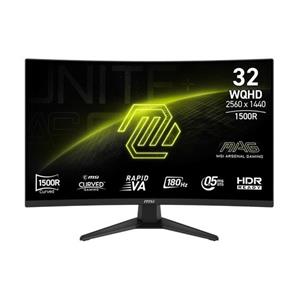MSI MAG 321CQF E18 Gaming monitor 31,5" Rapid VA zakřivený /2560 x 1440/180Hz/0,5ms/2xHDMI/DP/černá