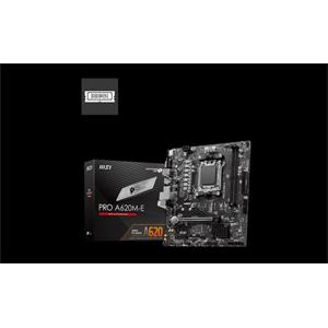 MSI PRO A620M-E, AM5, AMD A620, 2x DDR5, mATX