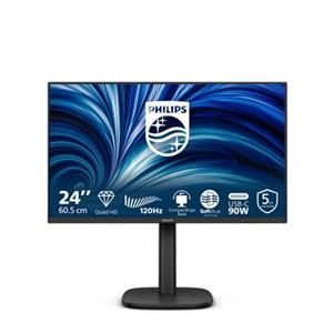 Philips LCD 24B2U3601 23,8" IPS/2560x1440@120Hz/4ms/350cd/HDMI/DP/4xUSB/USB-C dock/RJ45/Repro/Pivot/HAS/5 let