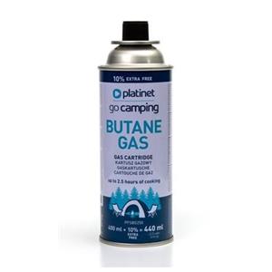 PLATINET BUTANE GAS CARTRIDGE 250g 440 ml 2,5h