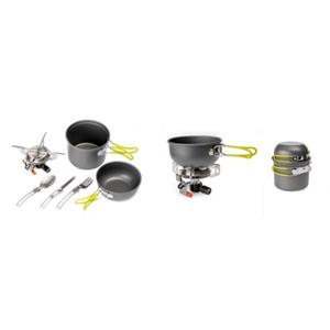 PLATINET KEMPINGOVÝ PLYNOVÝ VAŘIČ + PŘÍSLUŠENSTVÍ NA VAŘENÍ - HRNEC, PÁNEV, PŘÍBORY