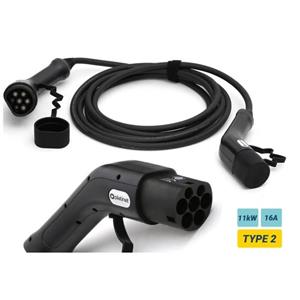 PLATINET nabíjecí kabel pro elektromobily, 3 fáze/16A, 480V / 11kW, IP54, 2000V, 5m, černý