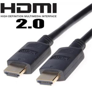 PremiumCord HDMI 2.0 High Speed + Ethernet kabel, zlacené konektory, 1m