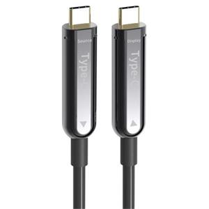 PremiumCord USB-C optický fiber video AOC kabel rozlišení 4K@60Hz 1080p délka:15m