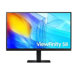SAMSUNG MT LED LCD Monitor 27" ViewFinity S8 (S80D) IPS,3840×2160,350cd/m2,5ms,1000:1,DP,HDMI,3xUSB,Pivot,Height Adju.