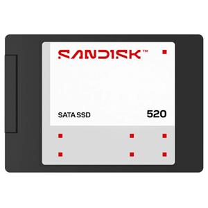 SANDISK 520 SATA III, 500 GB, SSD disk 2,5", TLC 3D NAND, R:560MB/s, W:510MB/s