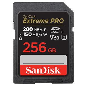 SanDisk SDXC karta 256GB Extreme PRO (280 MB/s Class 10, UHS-II V60)
