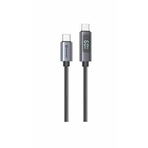 SWISSTEN LCD KABEL USB-C / USB-C 1 M ČERNÝ