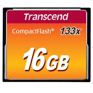 Transcend 16GB CF (133X) paměťová karta (MLC)