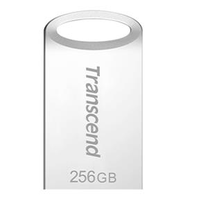 Transcend 256GB JetFlash 710S, USB 3.1 Gen 1 flash disk, malé rozměry, stříbrný kov