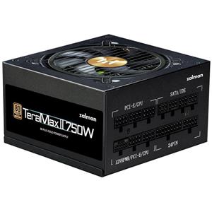 ZALMAN TeraMax II 750W černý Zdroj, ATX, 750W, aktivní PFC, 120mm ventilátor, 80PLUS Gold