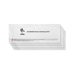 Zebra Cleaning Card Kit (Improved), ZC100/300, 5 Cards